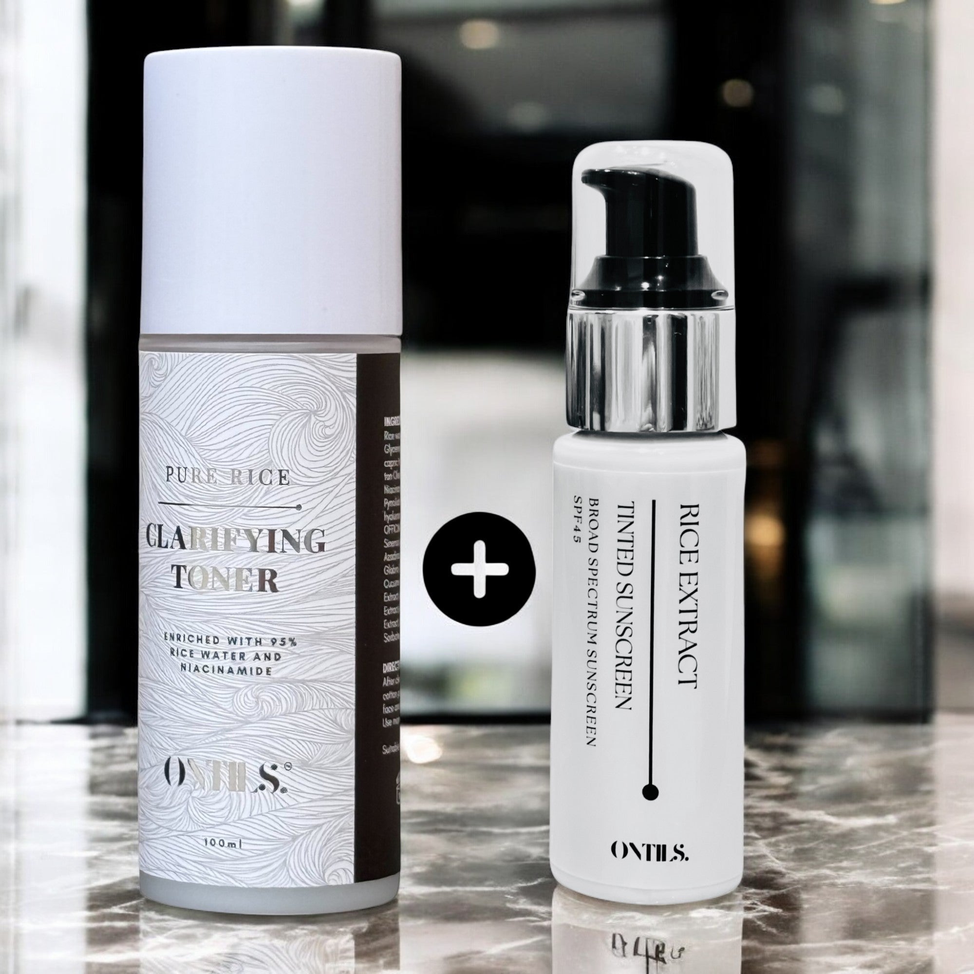 Clarify and Protect Duo (Rice sunscreen+Rice toner)