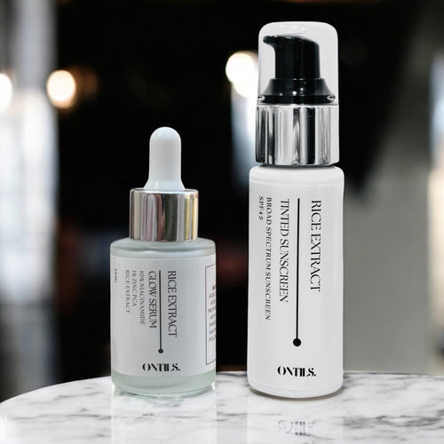 Glow and Protect Duo (Rice Sunscreen+Rice Serum)